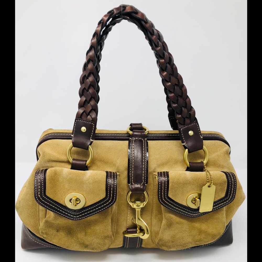 Coach Daphne Suede Satchel Limited Edition